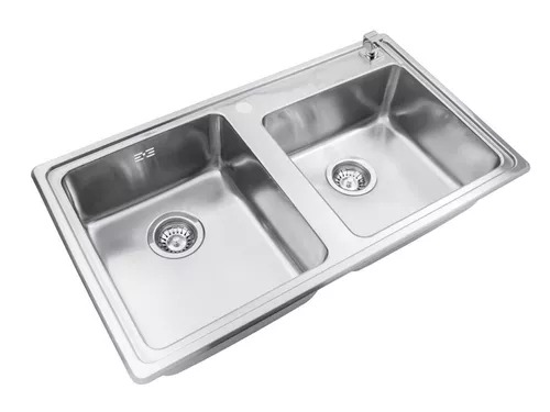 Bacha Cocina Johnson Q085ad 85,5x48,2x17,5 Aguj Dosificador