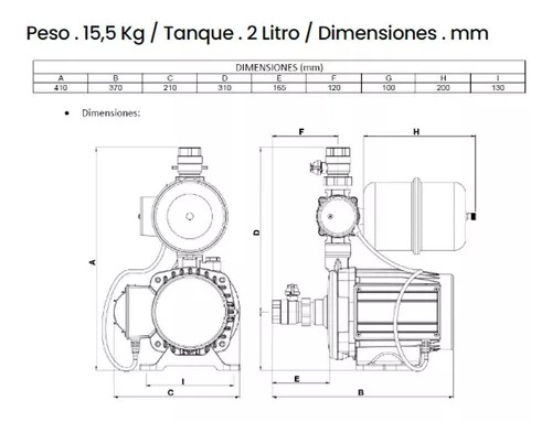 ROWA - BOMBA PRESURIZADORA PRESS MAX 26  