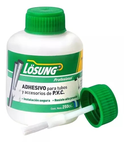 Pegamento Adhesivo Pvc Losung 250cc Con Pincel 