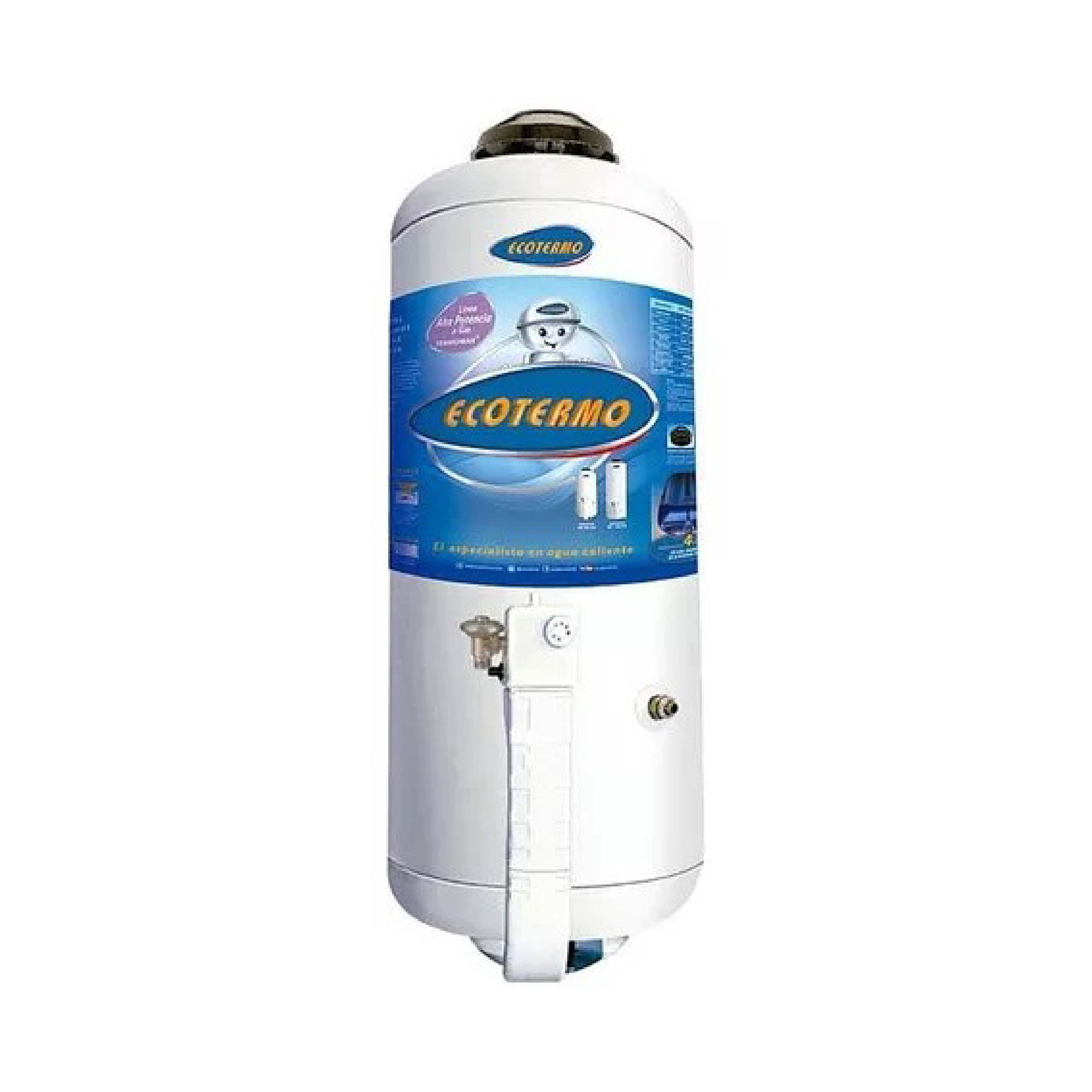 ECOTERMO - TERMOTANQUE GAS AP 60 LT. CONEX. SUP.  