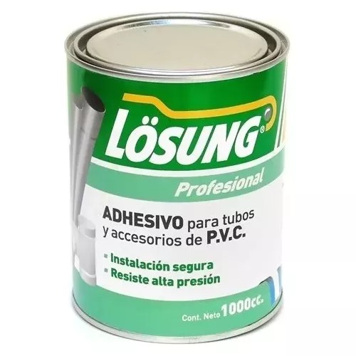 Pegamento Adhesivo Pvc 1000cc En Lata Losung