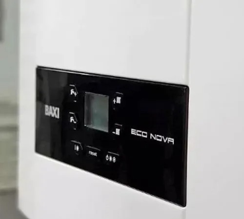 Caldera Baxi Eco Nova 31 Kw Dual Tiro Forzado color Blanco
