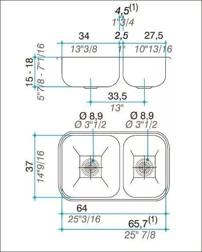 JOHNSON - PILETA DOBLE R63/18      