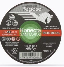 PEGASO - DISCO DE CORTE 115 X 1,6 X 22,2