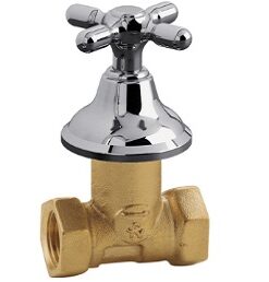 FV - LLAVE DE PASO BASE HH - 1/2" BRONCE