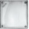DELTA - TAPA ACERO INOX. 11 X 11 CAJA PLOMO 4 TORNILLOS