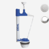 IDEAL - DESCARGA UNIVERSAL FLAPPER BOTON CROMADO