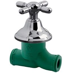 FV - LLAVE DE PASO PLASTICA 25 FUSION C/CAMPANA