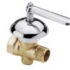 FV - LLAVE DE PASO GAS CON CAMPANA - 3/4" BRONCE