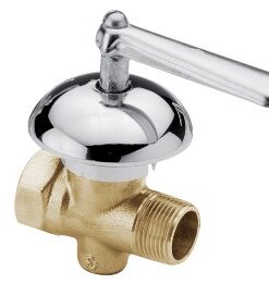 FV - LLAVE DE PASO GAS CON CAMPANA - 3/4" BRONCE
