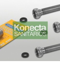 DINATECNICA - FLEXIBLE GAS EXTENSIBLE 1/2" X 20/42 CM .
