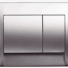 IDEAL - TECLA DOBLE DESCARGA SUMA GRIS METALIZADO
