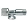 VALFORTE - VALVULA A CODO P/FLEX M-H - 1/2" X 1/2"