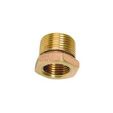 BRONCE TRAFILADO BUJE REDUCCION 1/2" X 1/4"