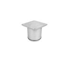 AWADUCT - PORTATAPA 12 X 12 ACERO INOXIDABLE