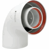 PEISA ACCESORIO - CODO COAXIAL90 60/100 C/BRIDA