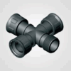 IRRITEC - ACOPLE RAPIDO CRUZ M/H/H/H 1" X 1" (POM)