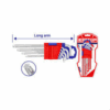 EMTOP - JUEGO 9 LLAVES TORX T10-T50
