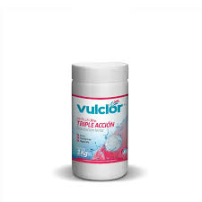 VULCANO - CLORO PASTILLAS 50GR TRIPLE ACCION 1 KG