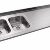 JOHNSON - MESADA 430 PILETA DOBLE CC37 IZQ. 180CM