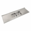 JOHNSON - MESADA ACERO LISA 304 C/RESPALDO 160 CM