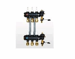CALEFFI - COLECTOR COMPLETO TECNOPOLIMERO 3 CIRC.