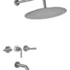 PEIRANO - GRIFERIA DUCHA C/TRANSF. CC BEAT NICKEL
