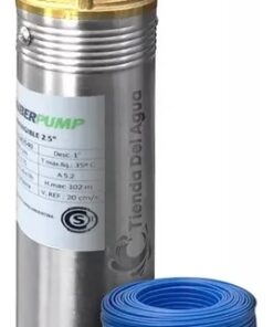 SHIMGE - BOMBA SUMERGIBLE 2.5" 1/2 HP 20 MTS CABLE