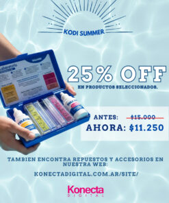 KIT MEDIDOR PH Y CLORO VULCANO